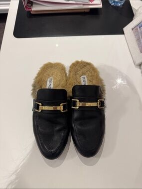 Steve Madden fur mules